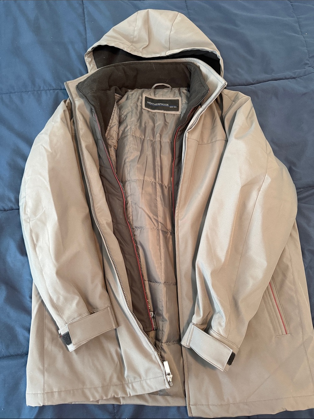 Weatherproof Men's Hooded Winter Coat
